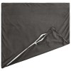 Párna huzat 2 pcs heerlen sötétszürke 30 x 30 cm bársony