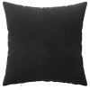 Párna huzat 2 pcs heerlen fekete 30 x 30 cm bársony