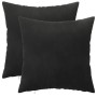 Párna huzat 2 pcs heerlen fekete 30 x 30 cm bársony