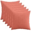 Párna huzat 6 pcs heerlen piros narancs 30 x 30 cm cord