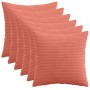 Párna huzat 6 pcs heerlen piros narancs 30 x 30 cm cord