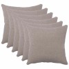 Párna huzat 6 pcs heerlen világosszürke 30 x 30 cm bouclé