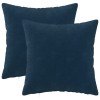 Párna huzat 2 pcs heerlen kék 30 x 30 cm mikroszálas plüss
