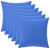 Párna huzat 6 pcs heerlen királykék 30 x 30 cm poliészter