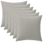 Párna huzat 6 pcs heerlen szürke 30 x 30 cm poliészter
