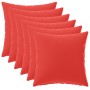 Párna huzat 6 pcs heerlen piros 30 x 30 cm poliészter