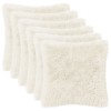 Párna huzat 6 pcs heerlen fehér 30 x 30 cm pv mikroplüss