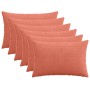 Párna huzat 6 pcs heerlen piros narancs 30 x 50 cm cord