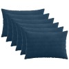Párna huzat 6 pcs heerlen sötétkék 30 x 50 cm cord