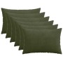 Párna huzat 6 pcs heerlen zöld 30 x 50 cm cord
