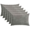 Párna huzat 6 pcs heerlen sötétszürke 30 x 50 cm