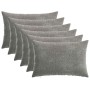 Párna huzat 6 pcs heerlen sötétszürke 30 x 50 cm