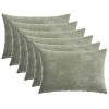 Párna huzat 6 pcs heerlen zöld 30 x 50 cm chenille szövet