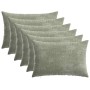Párna huzat 6 pcs heerlen zöld 30 x 50 cm chenille szövet