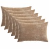 Párna huzat 6 pcs heerlen barna 30 x 50 cm chenille szövet