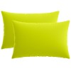 Párna huzat 2 pcs heerlen fényes zöld 30 x 50 cm poliészter