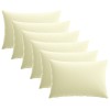 Párna huzat 6 pcs heerlen krémszínű 30 x 50 cm poliészter