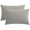 Párna huzat 2 pcs heerlen szürke 30 x 50 cm poliészter