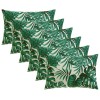 Párna huzat 6 pcs heerlen levélminta 30 x 50 cm poliészter