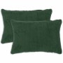 Párna huzat 2 pcs heerlen sötétzöld 30 x 50 cm bouclé