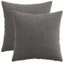 Párna huzat 2 pcs heerlen sötétszürke 35 x 35 cm cord