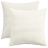 Párna huzat 2 pcs heerlen krémszínű 35 x 35 cm cord