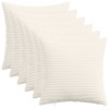 Párna huzat 6 pcs heerlen krémszínű 35 x 35 cm cord