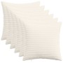 Párna huzat 6 pcs heerlen krémszínű 35 x 35 cm cord