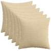 Párna huzat 6 db heerlen szürke zöld 35 x 35 cm cord