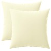 Párna huzat 2 pcs heerlen krémszínű 35 x 35 cm poliészter