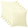 Párna huzat 6 pcs heerlen krémszínű 35 x 35 cm poliészter