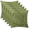 Párna huzat 6 pcs heerlen levélminta 35 x 35 cm poliészter