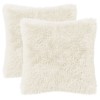 Párna huzat 2 pcs heerlen fehér 35 x 35 cm pv mikroplüss