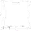 Párna huzat 6 pcs heerlen fekete 35 x 35 cm flanell