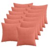 Párna huzat 12 pcs heerlen piros narancs 40 x 40 cm cord