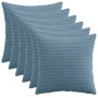 Párna huzat 6 pcs heerlen kék 40 x 40 cm cord