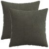Párna huzat 2 pcs heerlen antracitszürke 40 x 40 cm cord