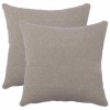 Párna huzat 2 pcs heerlen világosszürke 40 x 40 cm bouclé