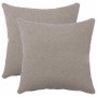Párna huzat 2 pcs heerlen világosszürke 40 x 40 cm bouclé