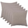 Párna huzat 6 pcs heerlen világosszürke 40 x 40 cm bouclé