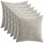Párna huzat 6 pcs heerlen világosszürke 40 x 40 cm