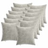 Párna huzat 12 pcs heerlen világosszürke 40 x 40 cm