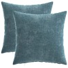 Párna huzat 2 pcs heerlen kék 40 x 40 cm chenille szövet