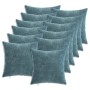 Párna huzat 12 db heerlen kék 40 x 40 cm chenille szövet