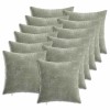 Párna huzat 12 pcs heerlen zöld 40 x 40 cm chenille szövet