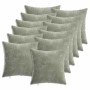Párna huzat 12 pcs heerlen zöld 40 x 40 cm chenille szövet
