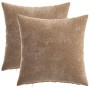 Párna huzat 2 pcs heerlen barna 40 x 40 cm chenille szövet