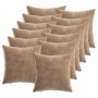 Párna huzat 12 pcs heerlen barna 40 x 40 cm chenille szövet