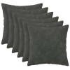 Párna huzat 6 pcs heerlen antracitszürke 40 x 40 cm