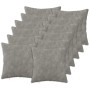 Párna huzat 12 pcs heerlen világosszürke 40 x 40 cm